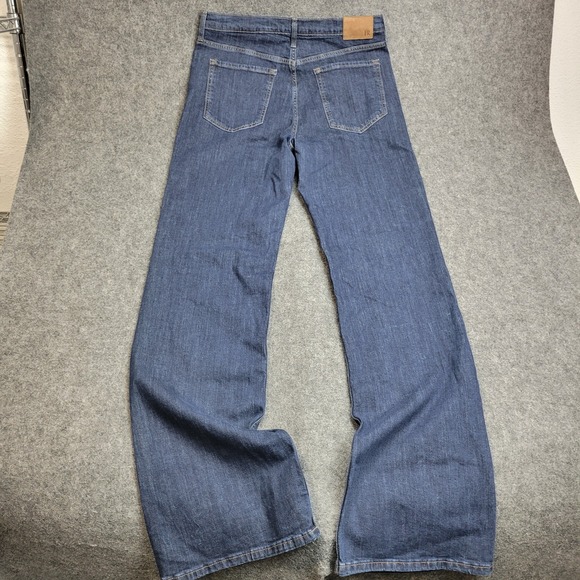 Banana Republic Jeans Womens 31L Blue Denim Dark Wash Streetwear The Flare Leg - Picture 4 of 13